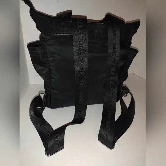 Steve Madden Black Backpack - Picture 3 of 8